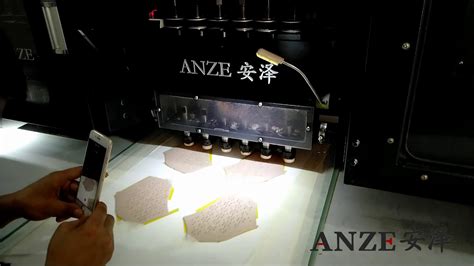 cnc leather perforating machine|Customer visit at ANZE CNC leather perforating machine.